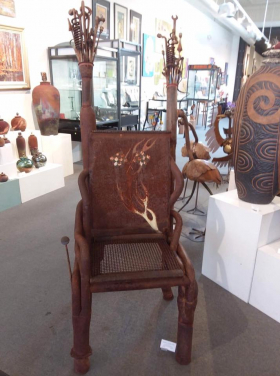 <p>The most awesome “Winner’s Thorne Chair”</p>