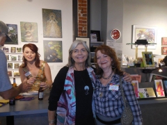 <h5>Joyce Nelson and MaryAnn Sears</h5><p>Artists Joyce Nelson and MaryAnn Sears getting reaquainted.</p>