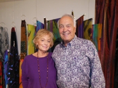 <h5>Gayle and Paul</h5><p>Gayle and Paul popped in to see all our artists.
</p>