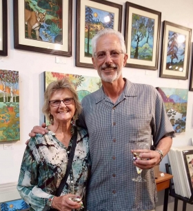 <h5>Our new mobile artist Paul Landis and his adorable wife Kaye</h5>