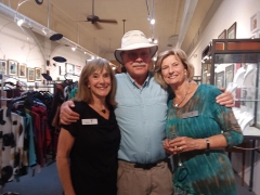 <p>Our lovely Joanne with Richard and his wife, Peggy, our Sales Expert.</p>
