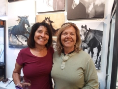 <p>Our dedicated reception goers, Jody Miller, our Equine photographer and her partner, Christy.</p>