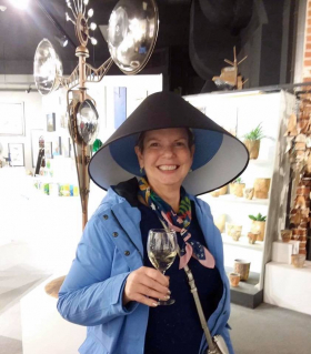 <p>One very happy customer who just purchased a lamp (shade included)!</p>