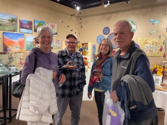 <p>Great friends Rita, Tom, Pam and Chris! A merry bunch!</p>