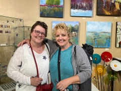 <p>These two were loving all the jewelry!</p>