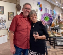 <p>Our Tony and Linda having a warm hug!</p>
