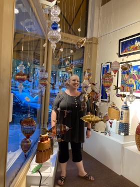 <p>This one couldn’t resist sharing the spot light with Bandhu Dunham’s hanging glass art!</p>