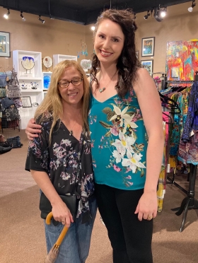 <p>Our Cody with her dear friend, Heather Johnson!</p>
