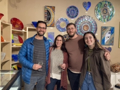<p>This family enjoying the music and our art!
</p>