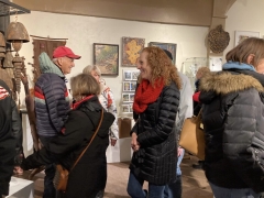 <p>Having a fun time in the gallery!</p>